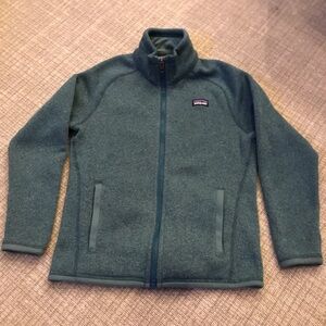 Green kids Patagonia jacket